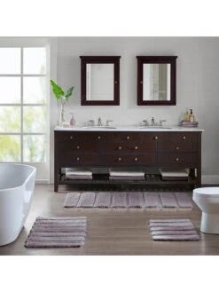 Tufted Pearl Channel 1500gsm Bath Rug