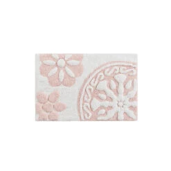 Casablanca Medallion Tufted Bath Rug -Madison Park Shop CasablancaPinkBathR 1754580 3