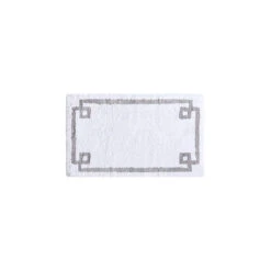 Evan Bordered Bath Rug -Madison Park Shop EvanWhiteBathR 1754580 5