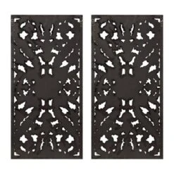 2pc Botanical Carved Wall Decor Panel Set Bronze - Madison Park -Madison Park Shop GUEST 0677207e 68d2 42cd a284 63f87c8cec6e