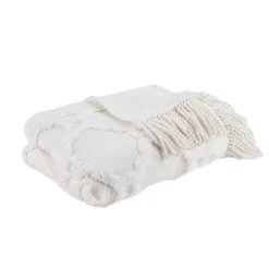 50"x60" Hannah Cotton Tufted Throw Blanket 17 50"x60" Hannah Cotton Tufted Throw Blanket -Madison Park Shop GUEST 0723f4e0 2ce3 4dea a287 60b13bfe5366