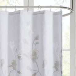 Anise Floral Printed Burnout Shower Curtain -Madison Park Shop GUEST 0953be1a c49f 4fbf a71c 7beea9d3e59b