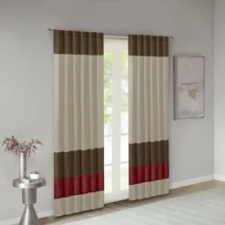84"x50" Salem Polyoni Pintuck Light Filtering Window Curtain Panel - Madison Park -Madison Park Shop GUEST 09692266 cb2d 49f4 8434 1d24dc7a038b