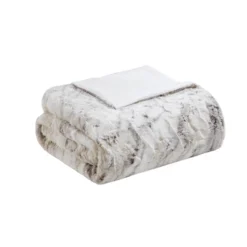 60"x70" Oversized Aina Faux Fur Throw Blanket - Madison Park -Madison Park Shop GUEST 09bf3c16 2e07 4e88 9f51 72f8ed9df575