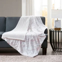 60"x70" Oversized Aina Faux Fur Throw Blanket - Madison Park -Madison Park Shop GUEST 0aeea74a 7d63 41d6 ac75 7f3ee5c66cc6