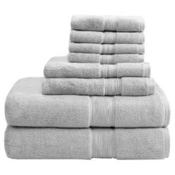 8pc Cotton Bath Towel Set -Madison Park Shop GUEST 0d581903 ff7b 4a8d 950d 29e3ef539f71
