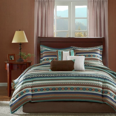 Blue Beau Comforter Set 7pc 7pc 1 Blue Beau Comforter Set 7pc 7pc