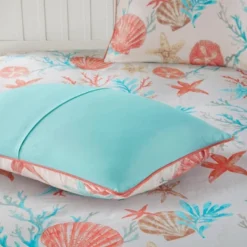 Ocean View Duvet Cover Set Coral - 6pc -Madison Park Shop GUEST 115b8145 ac27 4712 b448 5aca16295230