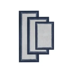 Salem Cotton Tufted Bath Rug Navy