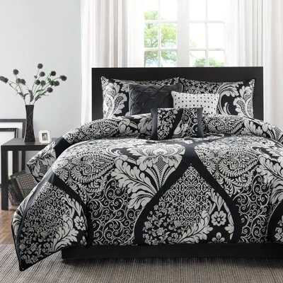 Madison Park 7pc Adela Cotton Printed Comforter Bedding Set 1 Madison Park 7pc Adela Cotton Printed Comforter Bedding Set