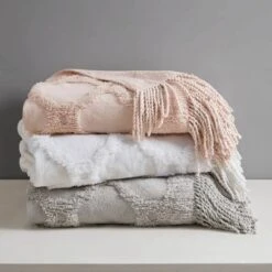 50"x60" Hannah Cotton Tufted Throw Blanket 13 50"x60" Hannah Cotton Tufted Throw Blanket -Madison Park Shop GUEST 16809b41 6e14 4f15 8d35 be7cdecad596