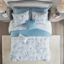 Elian Comforter And Coverlet Set Blue -Madison Park Shop GUEST 1df3927d 654a 443b b763 c6392d41457a