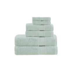 6pc Organic Cotton Bath Towel Set -Madison Park Shop GUEST 243c2e6d 670a 4c18 9119 64baa30e3636