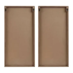 2pc Birch Palms Carved Wall Panel Set Dark Brown - Madison Park -Madison Park Shop GUEST 2b405a6d cdf0 4691 b42b 44bd93de2c4b