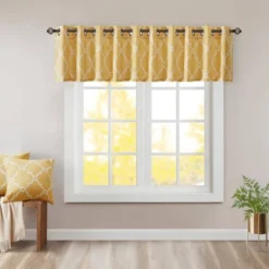 18"x50" Sereno Fretwork Print Valance -Madison Park Shop GUEST 2bb5aeec 8a55 43f6 b5fb 49ade5b17584