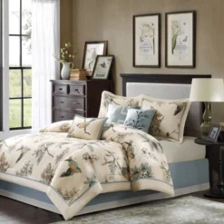 Tan/Blue Ramsey Comforter Set 7pc -Madison Park Shop GUEST 31f62617 b17c 48b3 9f34 86404231ca96