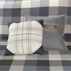 6pc Warren Herringbone Quilted Reversible Coverlet Set With Decorative Pillows - Madison Park -Madison Park Shop GUEST 32ecdbb4 b852 4eff 9e26 b5c043a9f396
