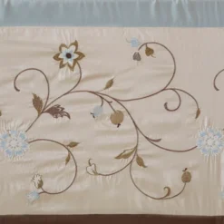 50x18" Monroe Embroidered Window Valance -Madison Park Shop GUEST 346690ad 9aea 46f4 9ca8 3eb6ec10b829