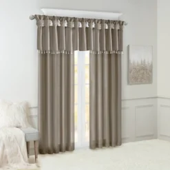 Lillian Twisted Tab Light Filtering Lined Curtain Panel -Madison Park Shop GUEST 3666bb34 b1ef 4320 8896 cbad8145c6ce