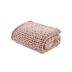 50"x60" Chunky Double Knit Handmade Throw Blanket - Madison Park -Madison Park Shop GUEST 3d242423 e70c 4418 aee5 5ec241aeadc7