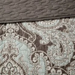 Leona Paisley Quilted Coverlet Set - 6pc -Madison Park Shop GUEST 40140845 21eb 46fb 88e3 afd07fe55dc2