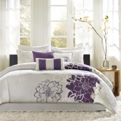 Jane Floral Print Comforter Set - Madison Park