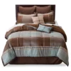 Brown Daniel Comforter Set 8pc