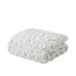 50"x60" Ruched Faux Fur Throw Blanket - Madison Park -Madison Park Shop GUEST 4981609c b058 4abc 8dc8 62a18f525cbd