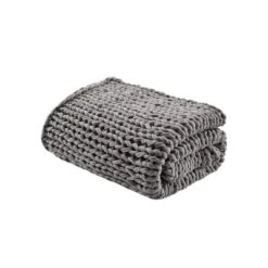 50"x60" Chunky Double Knit Handmade Throw Blanket - Madison Park -Madison Park Shop GUEST 4a4f97dd f7f2 4387 affc 901801e00f20