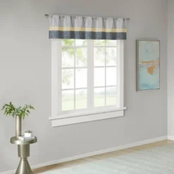18"x50" Salem Polyoni Pintuck Window Valance - Madison Park -Madison Park Shop GUEST 58864930 7f45 4e1a 98ac 69ff1786cf56