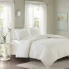 Amber Tufted Cotton Chenille Duvet Cover Set