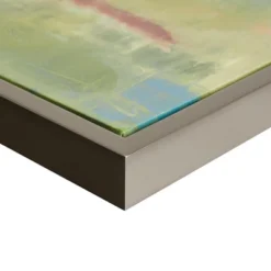 40.5" X 30.5" Morning Fields Green Hand Embellished Framed Canvas Blue -Madison Park Shop GUEST 6500b6a9 9fb0 48c5 814a ee6fb4fbe1a1