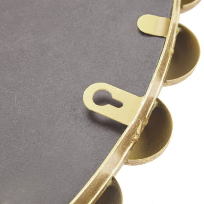 3pc Marlowe Gold Beaded Round Wall Mirror Set - Madison Park 4 3pc Marlowe Gold Beaded Round Wall Mirror Set - Madison Park - Image 4