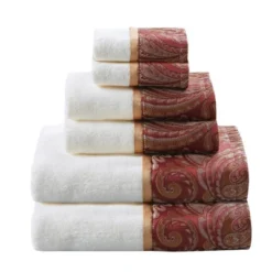 6pc Charlotte Jacquard Towel Set -Madison Park Shop GUEST 6a83cc6d 3343 4630 b8f4 ca29b366b8cd