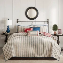 Rose Cotton Twill Reversible Coverlet Set -Madison Park Shop GUEST 6befaa85 b967 4536 85a3 08bafe138f1d