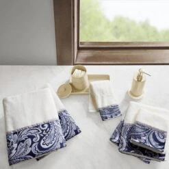 6pc Charlotte Jacquard Towel Set -Madison Park Shop GUEST 6f18557f efdb 43ba 8f0d 9710516b647a
