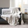 60"x70" Oversized Aina Faux Fur Throw Blanket - Madison Park