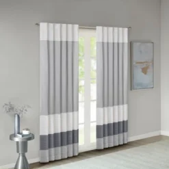 84"x50" Salem Polyoni Pintuck Light Filtering Window Curtain Panel - Madison Park -Madison Park Shop GUEST 7b91a5fb 26b6 4f7e ada6 f85bea95f029