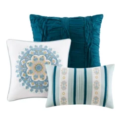 Navy Corynn Reversible Comforter Set Queen 7pc -Madison Park Shop GUEST 7d8b5ed6 2bdd 48a5 9c7e 4bce88d1d858