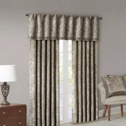 18"x50" Charlotte Jacquard Window Valance -Madison Park Shop GUEST 7dadd451 36d9 4eb1 a1de 6853a17d1daf