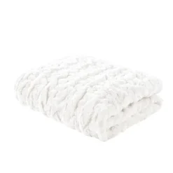 50"x60" Ruched Faux Fur Throw Blanket - Madison Park -Madison Park Shop GUEST 7e1f51ec 8d7d 4770 a6a5 77efd08cfeed