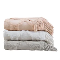 50"x60" Hannah Cotton Tufted Throw Blanket 14 50"x60" Hannah Cotton Tufted Throw Blanket -Madison Park Shop GUEST 83ba6e32 0b99 4ecb 9328 473373b3f658