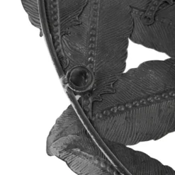 3pc Round Jax Feather Painted Iron Wall Decor Panel Set Gray - Madison Park -Madison Park Shop GUEST 8de5fbdc a2ed 431d 90a1 330f4f983a5a