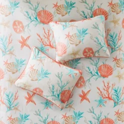 Ocean View Duvet Cover Set Coral - 6pc -Madison Park Shop GUEST 8e55058a b649 4322 a59c c73b17c7be2b