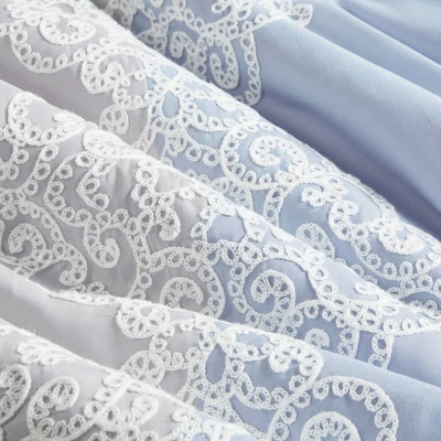 Madison Park Arabella Embroidered Microfiber Duvet Cover Set 5 Madison Park Arabella Embroidered Microfiber Duvet Cover Set - Image 5