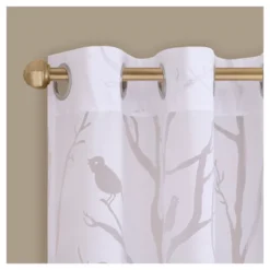 Layla Sheer Bird Window Curtain Panel -Madison Park Shop GUEST 95900b44 7391 42c3 a3c8 a7d5cc869b94