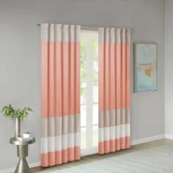 84"x50" Salem Polyoni Pintuck Light Filtering Window Curtain Panel - Madison Park -Madison Park Shop GUEST 96255144 7ff2 49ca 8768 88875ba8fa64
