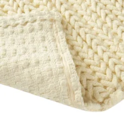 Braided Cotton Chenille Chain Stitch Bath Rug -Madison Park Shop GUEST ae37a1a5 29ec 40b4 bfc4 83859590ea85
