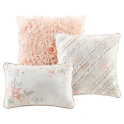 Desiree Cotton Percale Comforter Bedding Set With Euro And Bedskirt Blush - Madison Park -Madison Park Shop GUEST b076fc9a 02fc 4a83 b5fd 85fac8b7f3e2