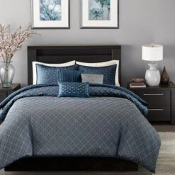 Madison Park Hudson Duvet Cover Set 6pc